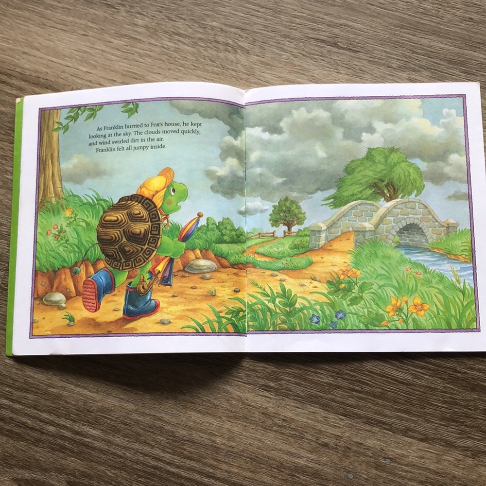 ❤️$2 Franklin and the Thunderstorm Chick Fil A Book - Picture 9 of 16